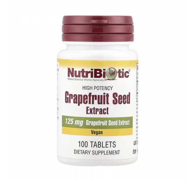 Grapefruit Seed Extract 125mg - 100 tabs