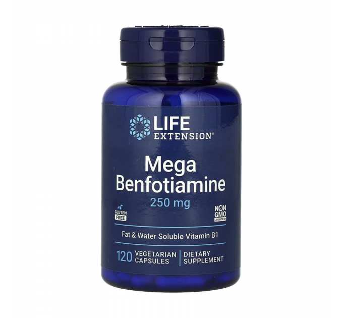 Mega Benfotiamine 250 mg - 120 vcaps