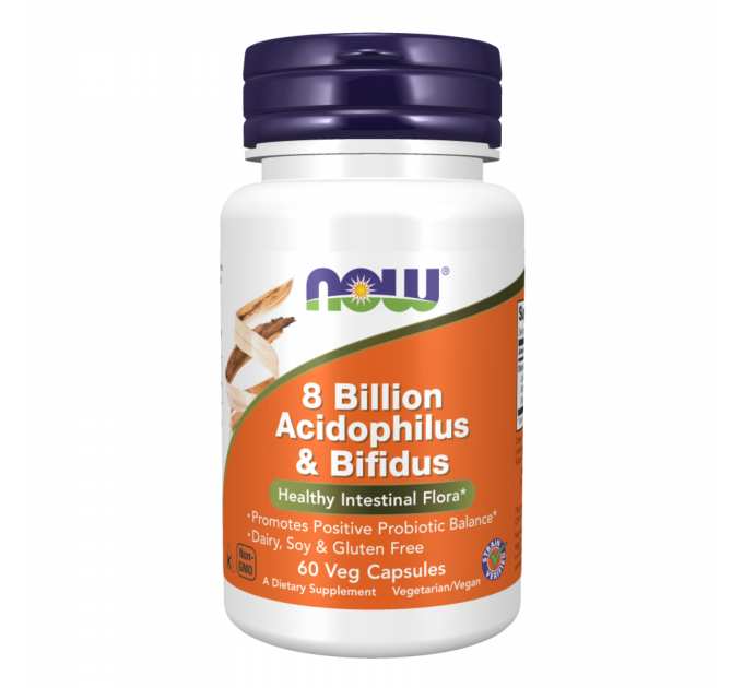 8 Billion Acidophilus & Bifidus - 60 vcaps