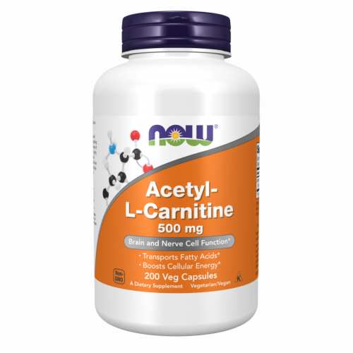 Acetyl L-Carnitine 500mg - 200 vcaps (Пошкоджена банка) Acetyl L-Carnitine 500mg - 200 vcaps (Пошкоджена банка)