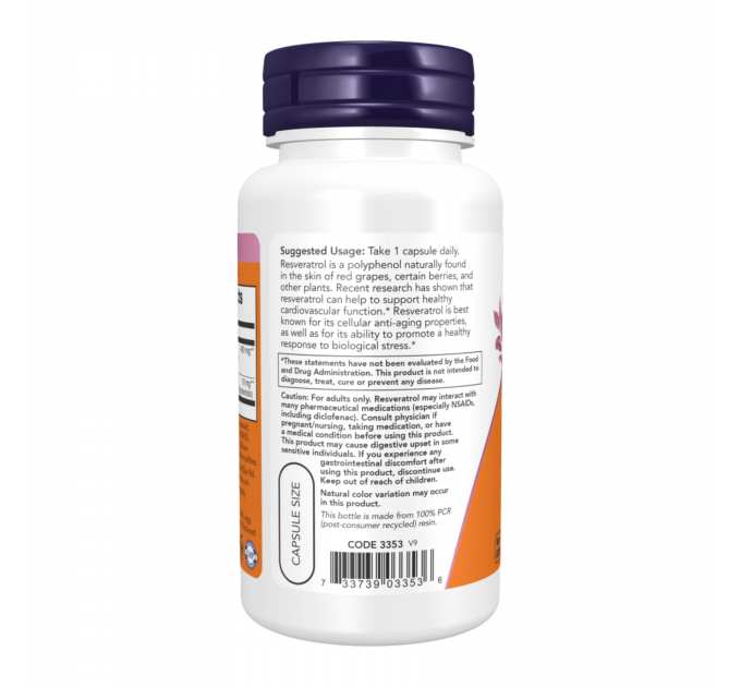 Resveratrol 200 mg - 120 vcaps