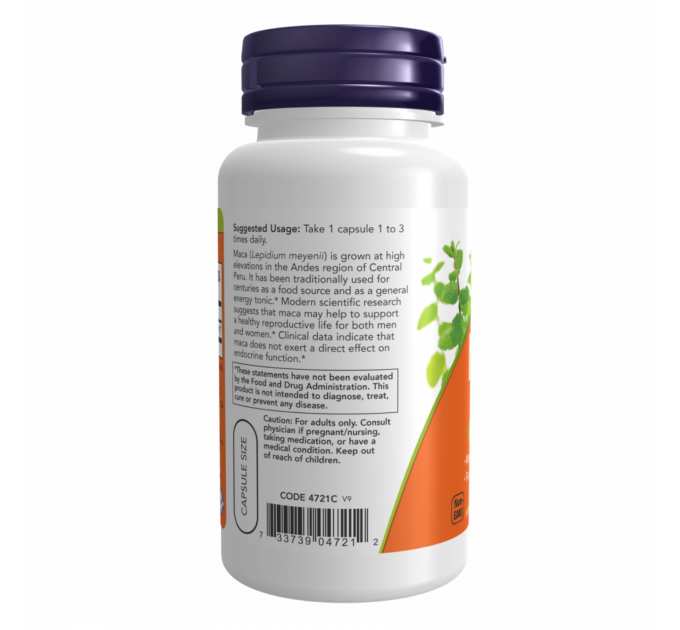 Maca 500mg - 250 vcaps
