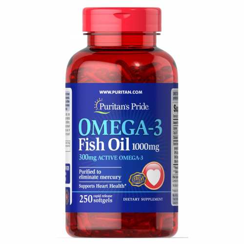 Omega 3 1000mg - 250softgels (Пошкоджена кришка) Omega 3 1000mg - 250softgels (Пошкоджена кришка)