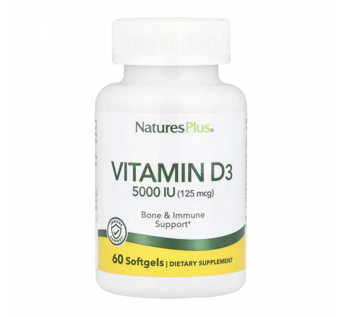 Vitamin D3 5000 IU - 60 softgels