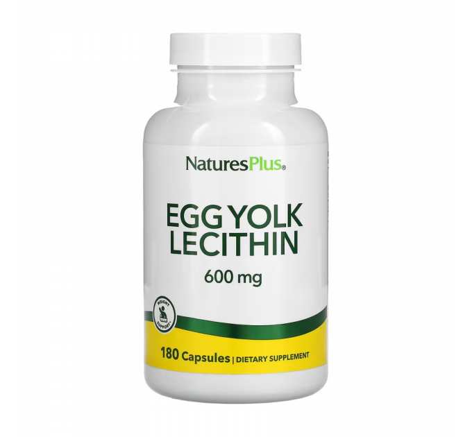 Egg Yolk Lecithin 600 mg - 180 caps
