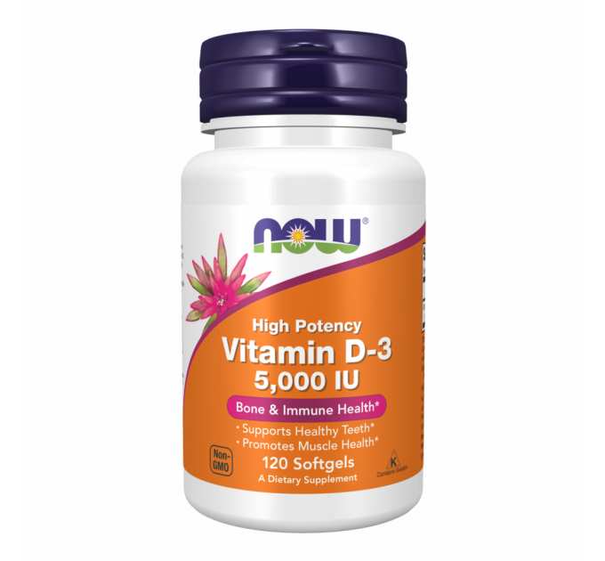VIT D-3 5000IU - 120 sgels