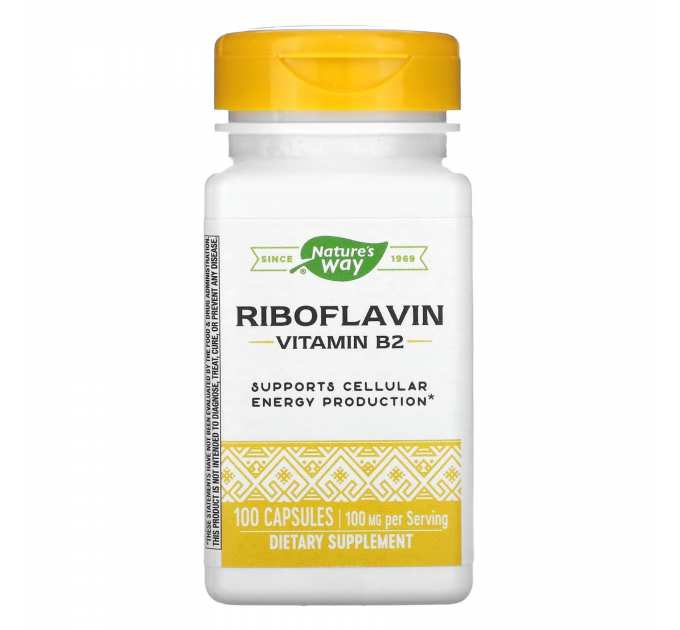 Riboflavin Vitamin B2 - 100 caps