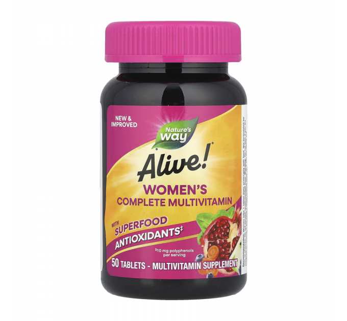 Alive!® Women's Complete Multivitamin - 50 tabs