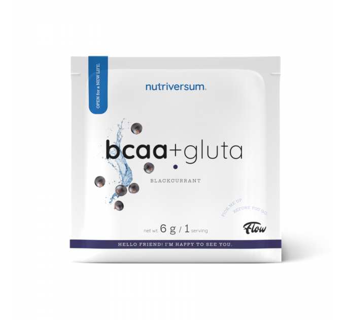 Sample BCAA+Gluta Sugar Free - 6g Blackcurrant