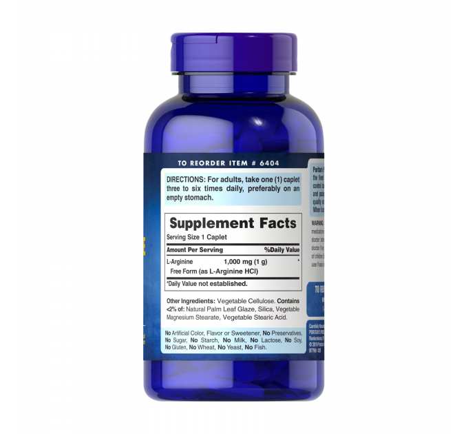 L-Arginine 1000 mg - 200 caps
