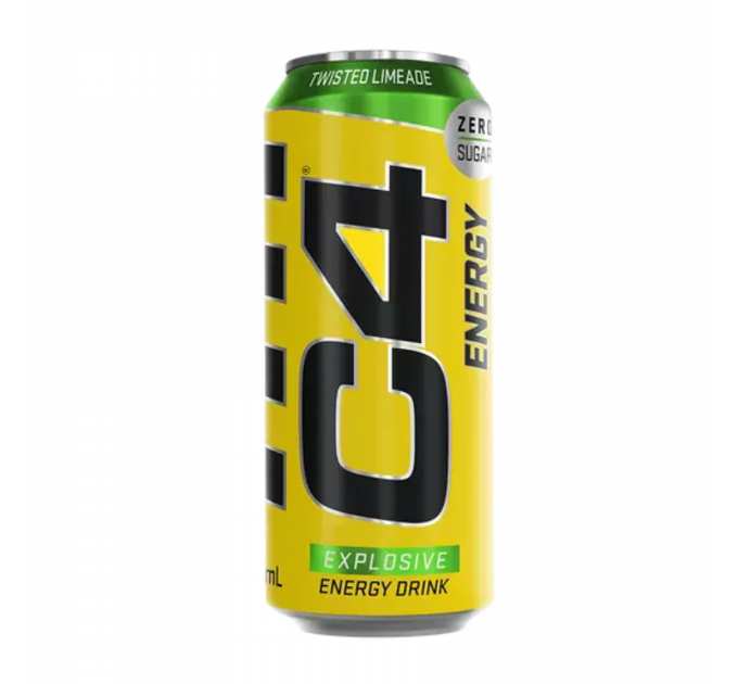 C4 Energy - 500ml Twisted Limeade (Пошкоджена банка)