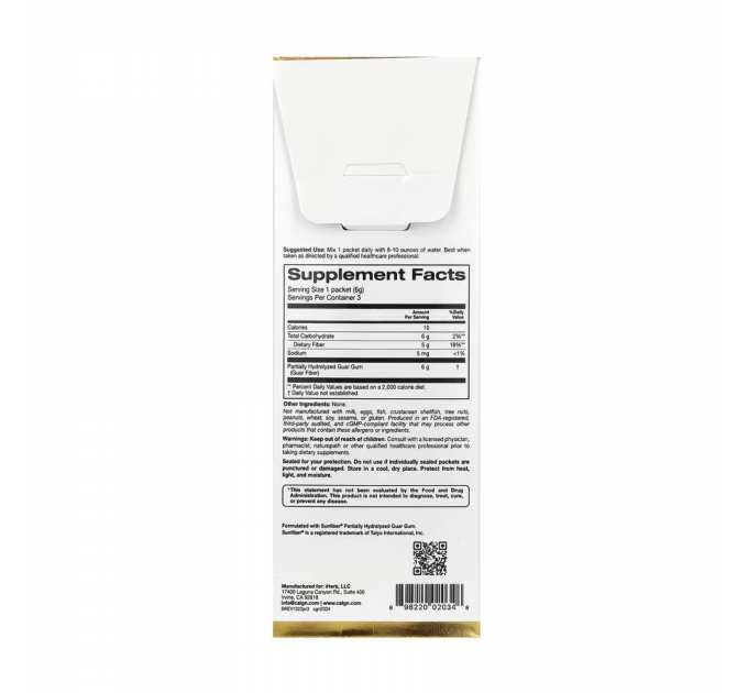 Prebiotic Fiber - 3 packets Unflavored (Пошкоджена упаковка)