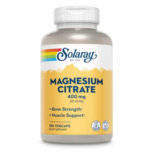 Magnesium Citrate 400mg - 180 vcaps (Пошкоджена етикетка)