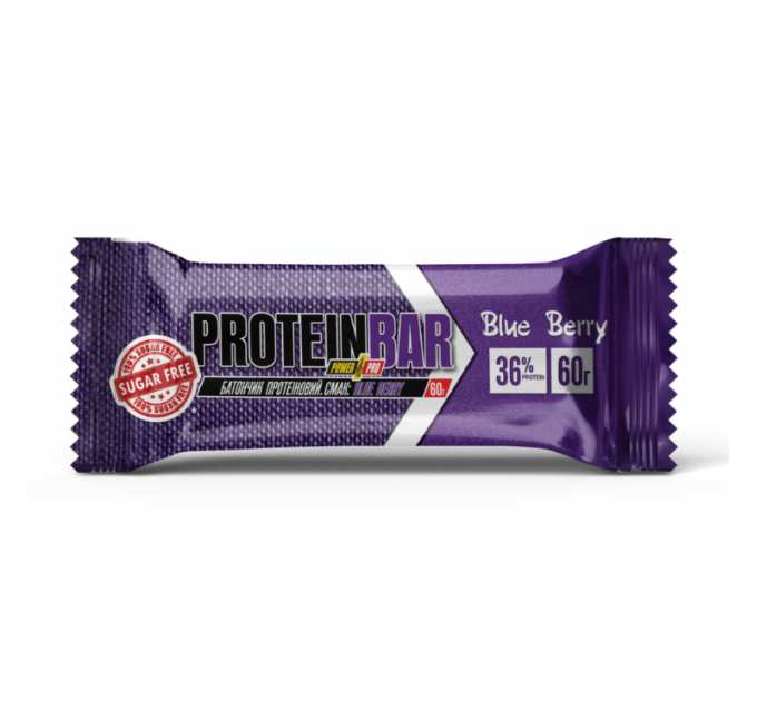 Power Pro 36% Sugar Free - 20x60g Blue berry