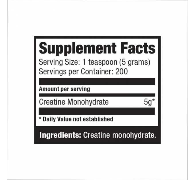 Creatine Monohydrate - 1000g