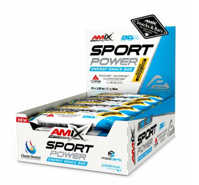Sport Power Energi Snack Bar - 20x45g Banana Choco Chip