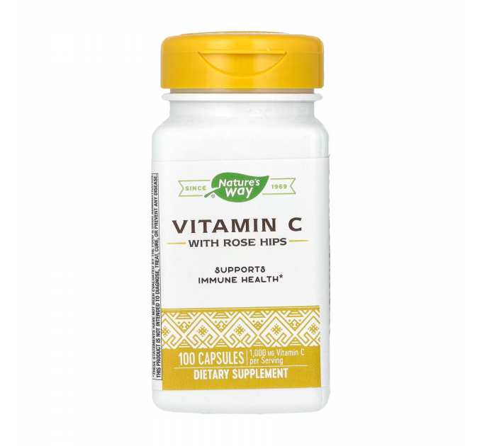 Vitamin C Rose Hips - 100 caps
