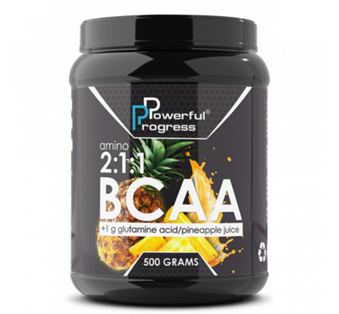 BCAA 2:1:1 + Glutamine - 500g Pineapple
