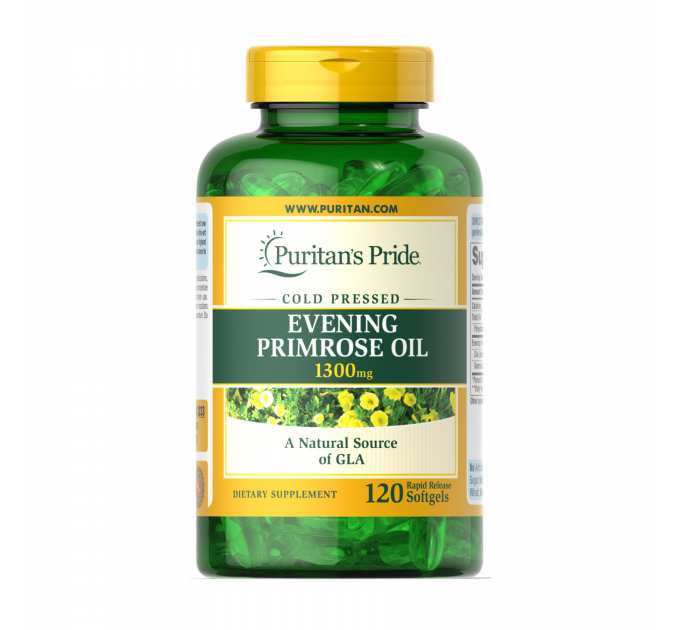 Evening Primrose Oil 1300 mg with GLA - 120 softgels