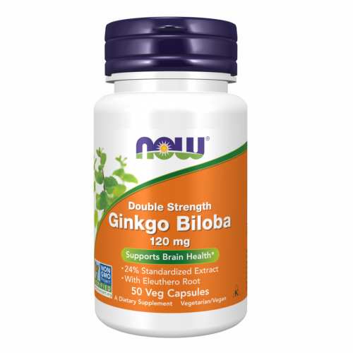 Ginkgo Biloba 120mg - 50 vcaps (Пошкоджена банка)