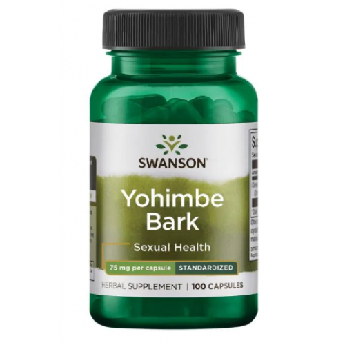 Yohimbe Bark-Standardized 75mg - 100caps