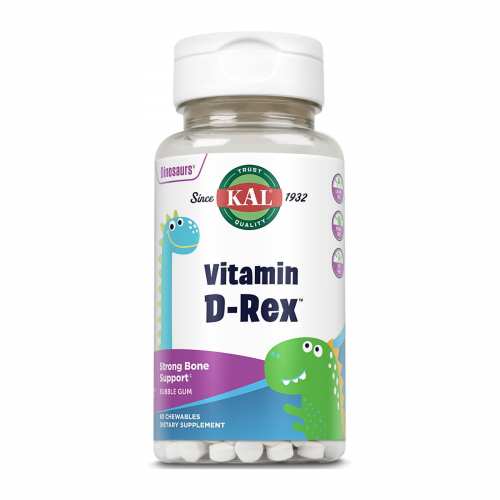 Vitamin D-Rex 10mcg - 90 сhewable Bubble Gum