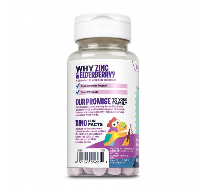 Zinc Elderberry 5mg - 90 tabs Berry