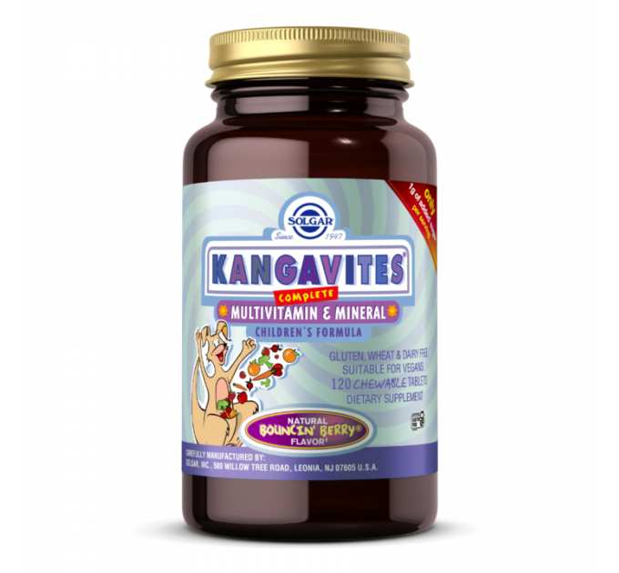 Kangavites® Multivitamin & Mineral - 120 tabs Bouncin' Berry