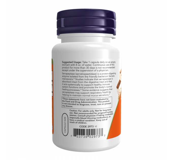 Serrapeptase 60,000 Units - 60 vcaps