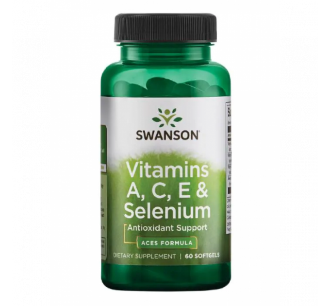 Vitamin A C E + Selenium - 60sgels