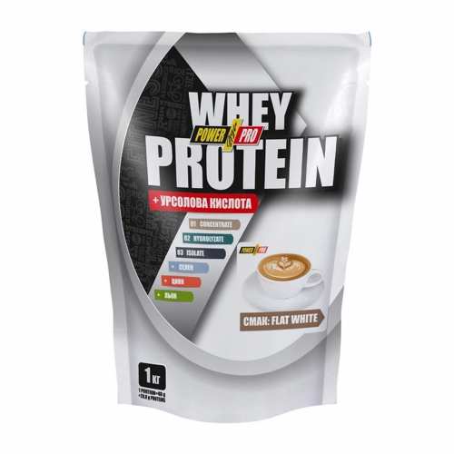 Whey Protein - 1000g Flat White (Пошкоджена упаковка)