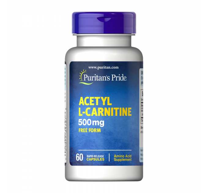 Acetyl L-Carnitine 500 mg - 60 Capsules