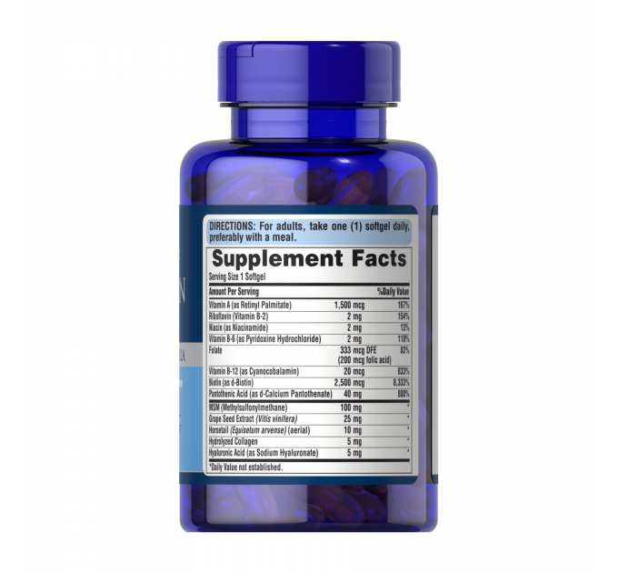 Hair, Skin & Nails One Per Day Formula - 60 softgels