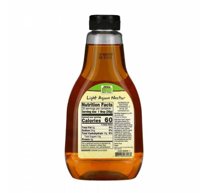 Agave Nectar Light & Organic - 660g (Пошкоджена кришка)