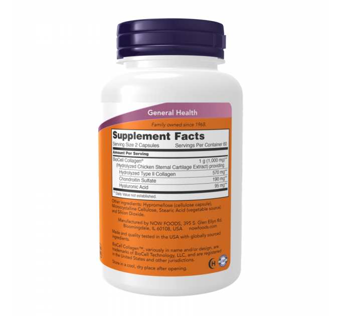 BioCell Collagen® Hydrolyzed Type II - 120 vcaps