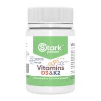 Vitamin D3 & K2 - 120 tabs (Пошкоджена кришка)
