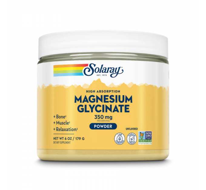 Magnesium Glycinate Powder - 179g Unflavored