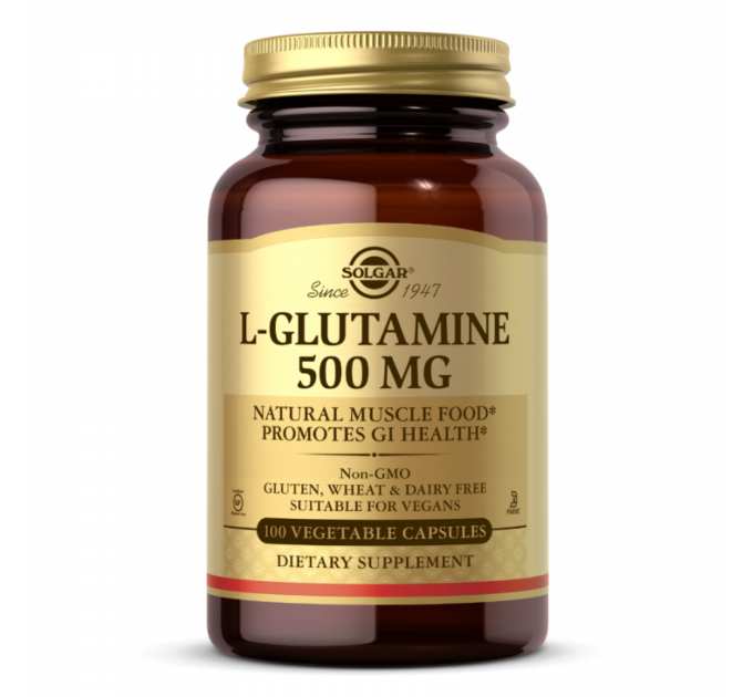 L-Glutamine 500mg - 100 vcaps