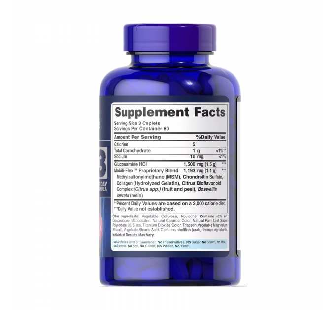 Glucosamine Chondroitin MSM Double Strength - 240 caps
