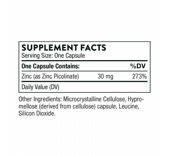 Zinc Picolinate 30 mg - 180 caps