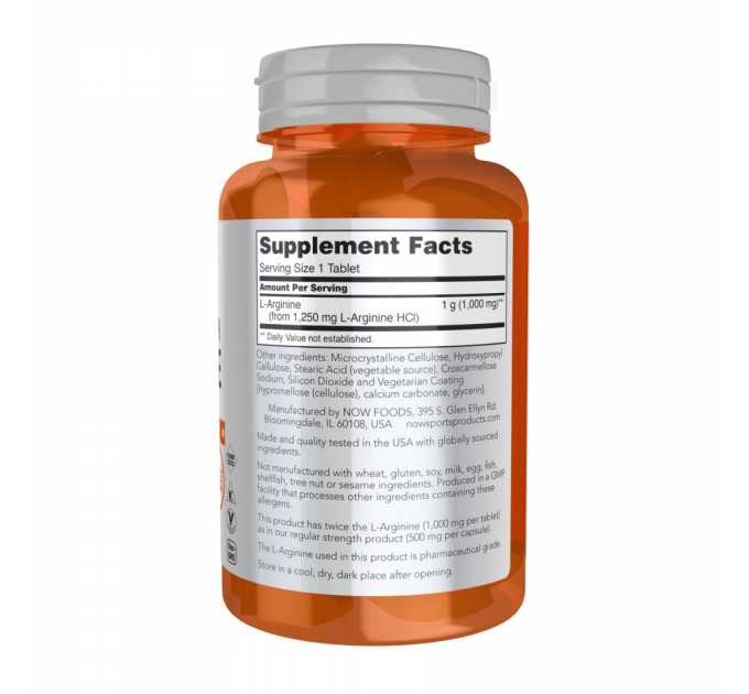 Arginine 1000mg - 180 tabs