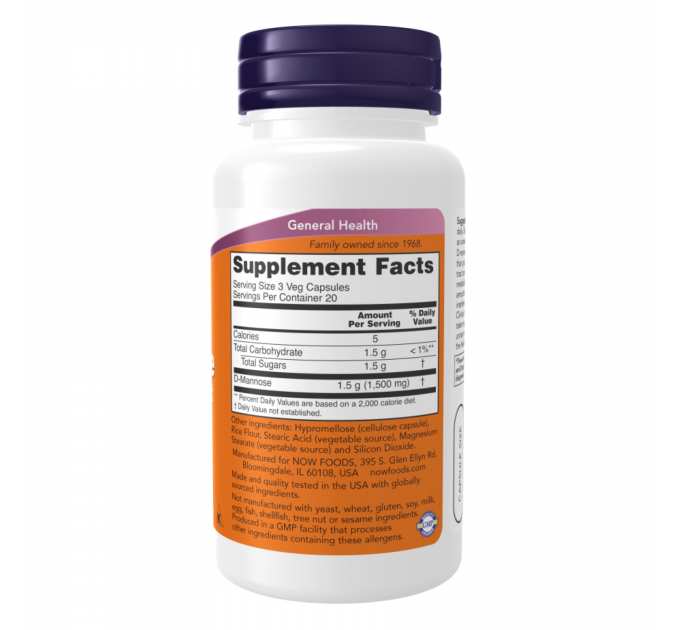 D-Mannose 500mg - 240 vcaps