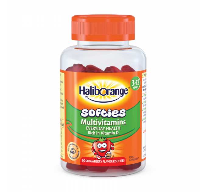 Softies Multivitamins - 60 softgels Strawberry
