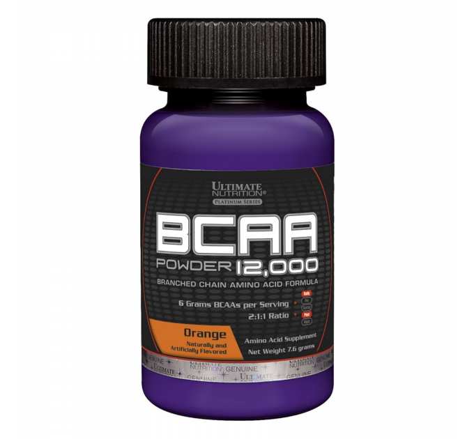 BCAA Powder 12000 - 7.6g Orange Sample