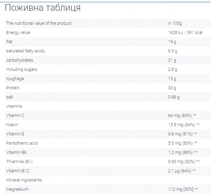 Protein 33% Bar - 50g Vanilla-Raspberry (Поштучно)