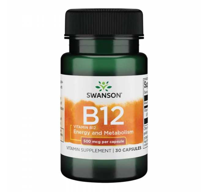 Vitamin B-12 500mcg - 30caps