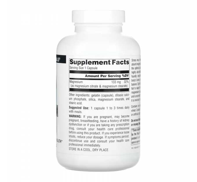 Magnesium Citrate 133mg - 180 caps