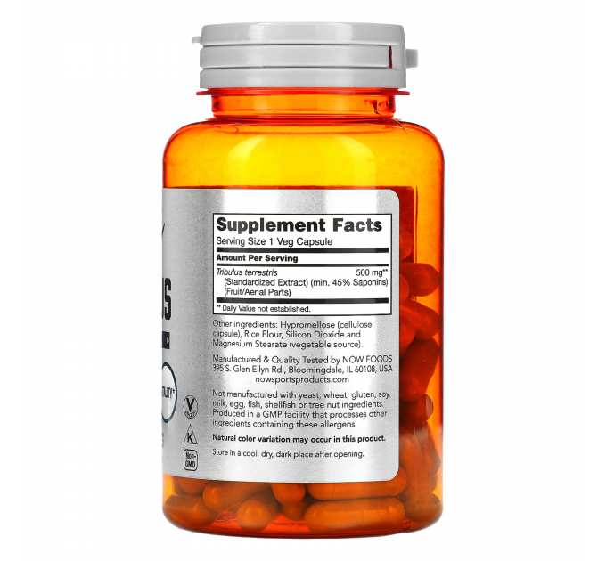 Tribulus 500mg 45% - 100 vcaps