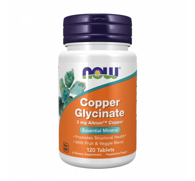 Copper Glycinate 3mg - 120 tabs
