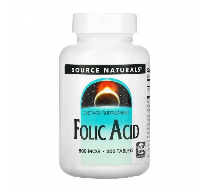 Folic Acid 800 mcg - 200 tabs